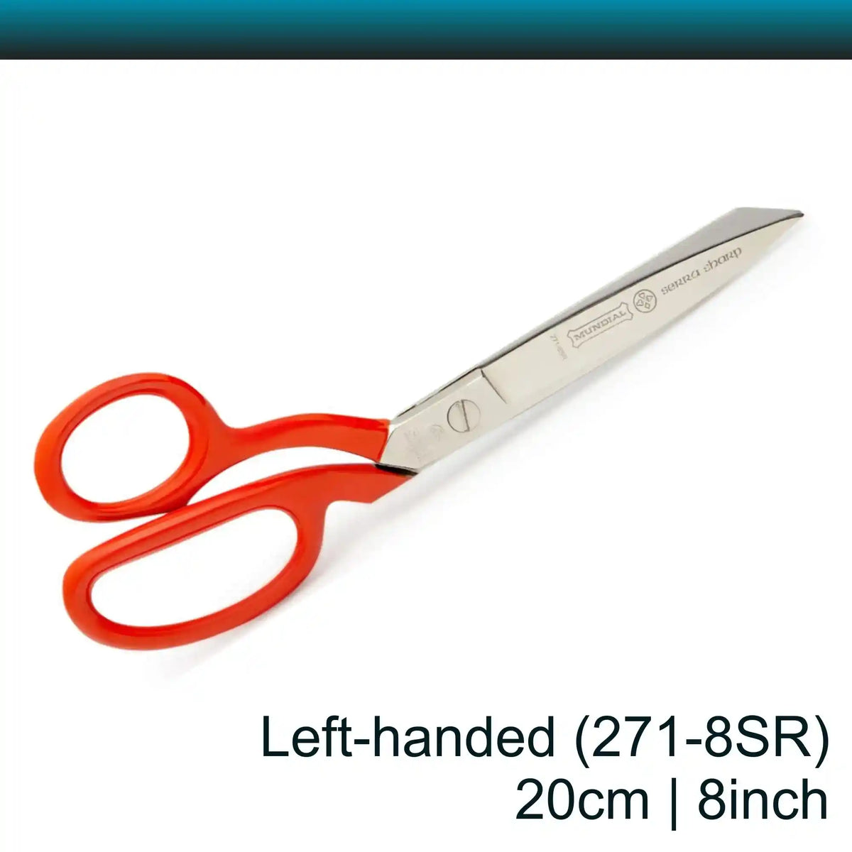 Mundial 8 inch left-handed Serra Sharp Scissors