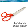 Mundial 8 inch left-handed Serra Sharp Scissors