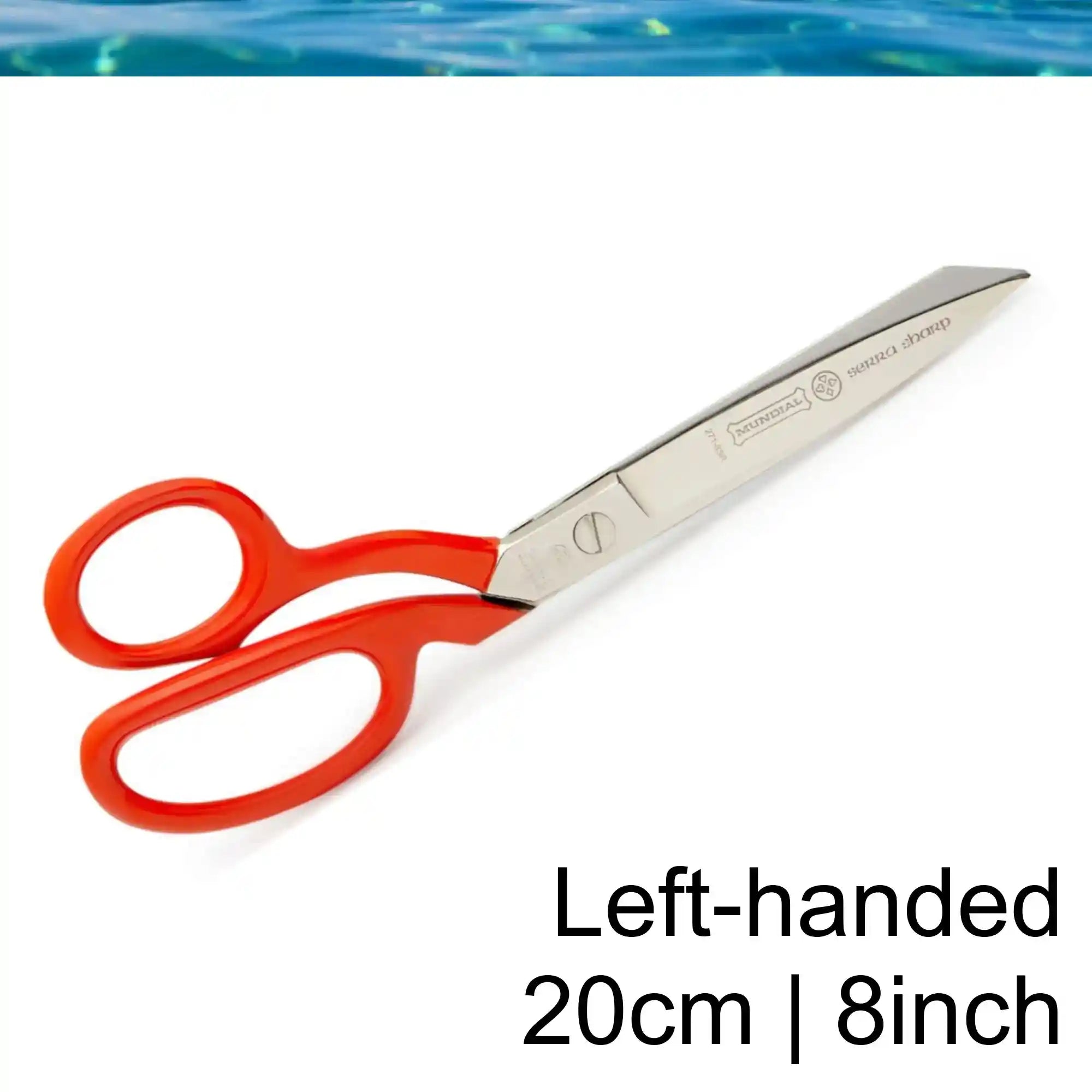 Mundial 8 inch left-handed Serra Sharp Scissors