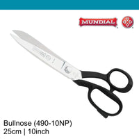 Mundial 10 inch Bullnose Tailor Scissors 490 (25 cm)