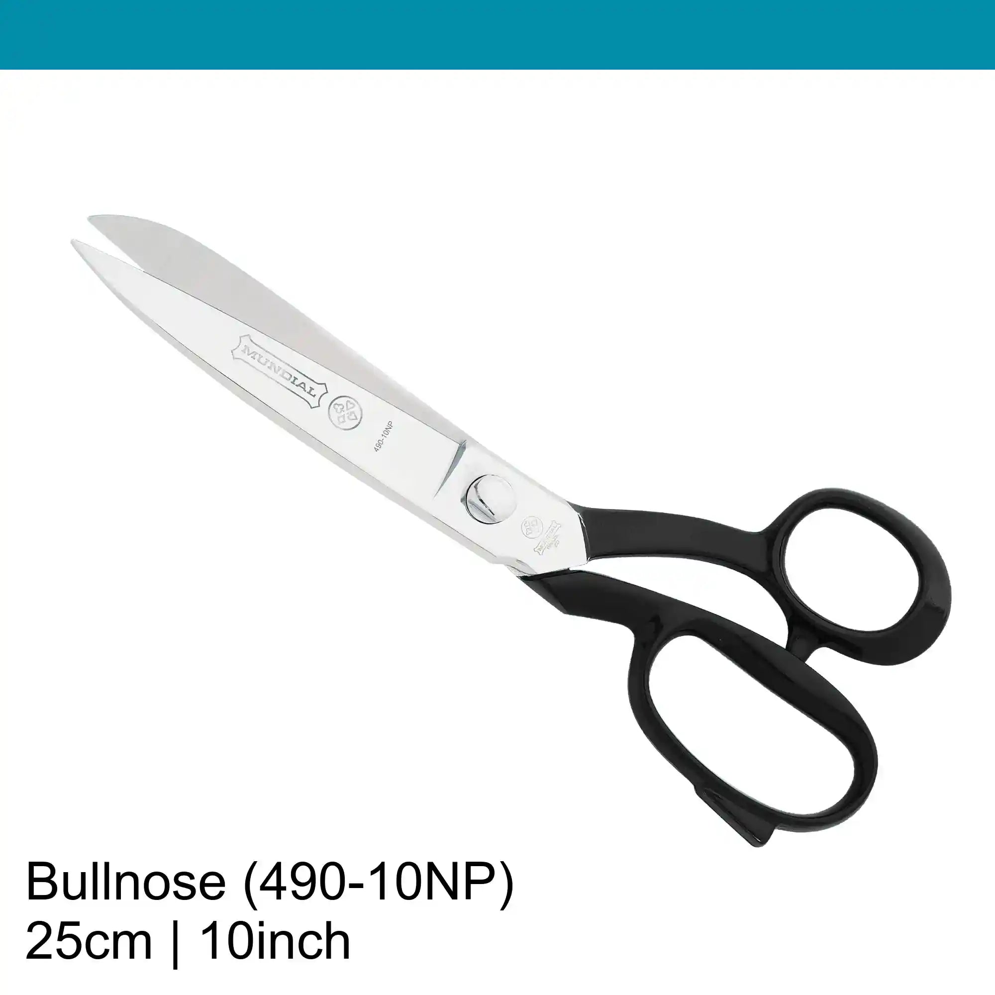 Mundial 10 inch Bullnose Tailor Scissors 490 (25 cm)