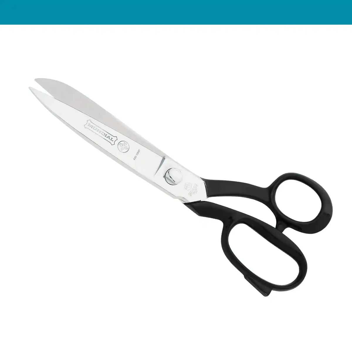Mundial 10 inch Bullnose Tailor Scissors Serrated 490 (25 cm)