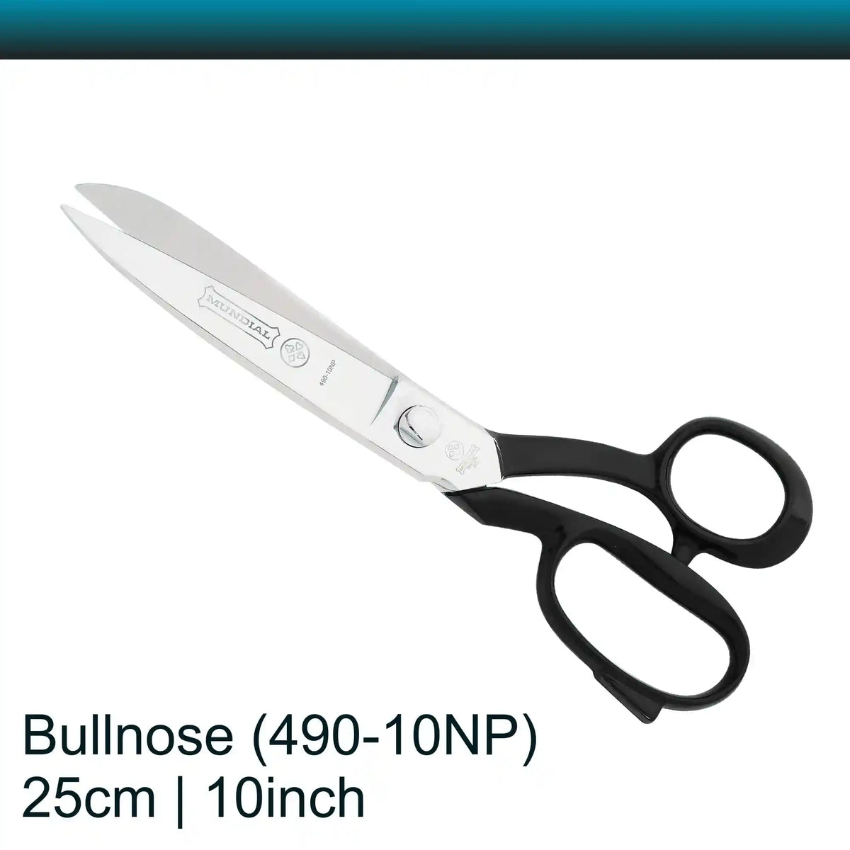 Mundial 10 inch Bullnose Tailor Scissors 490 (25 cm)