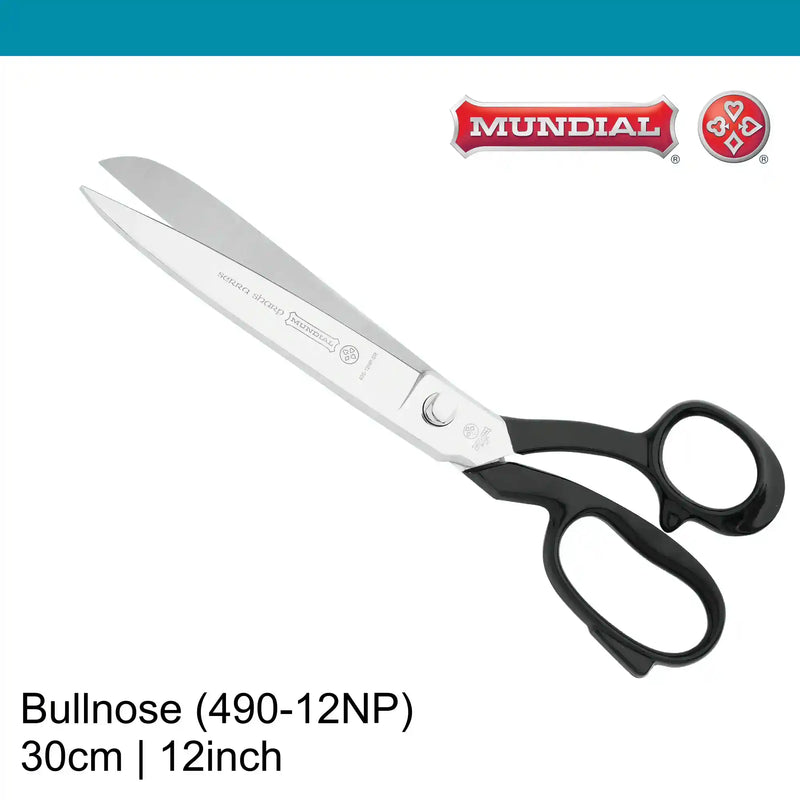 Mundial 12 inch Bullnose Tailor Scissors 490 (30 cm)