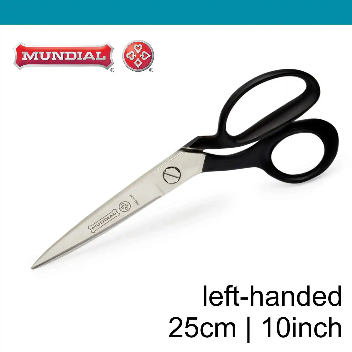 Mundial 10 inch Left-handed Tapered Tailor Shears (25 cm)