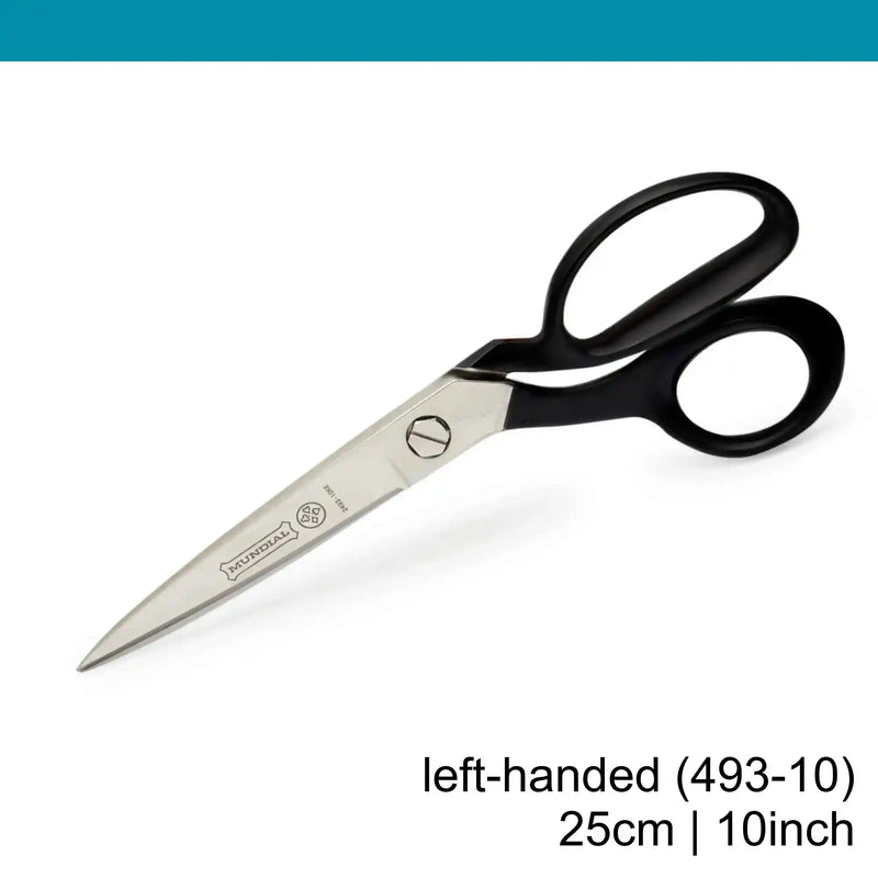 Mundial 10 inch Left-handed Tapered Tailor Shears (25 cm)