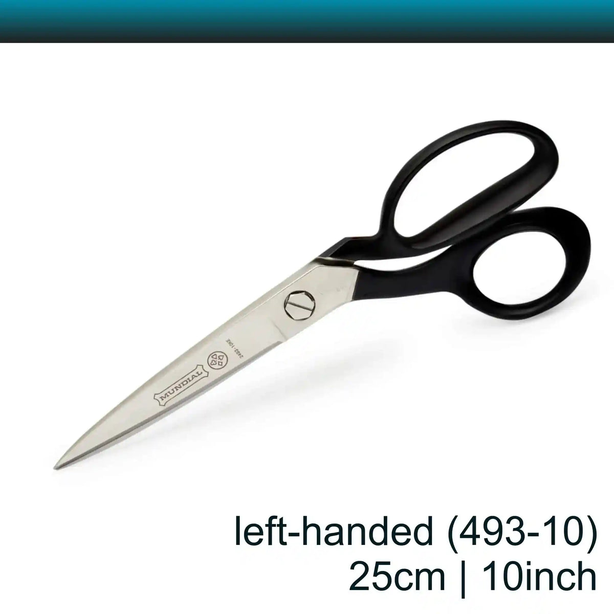 Mundial 10 inch Left-handed Tapered Tailor Shears (25 cm)