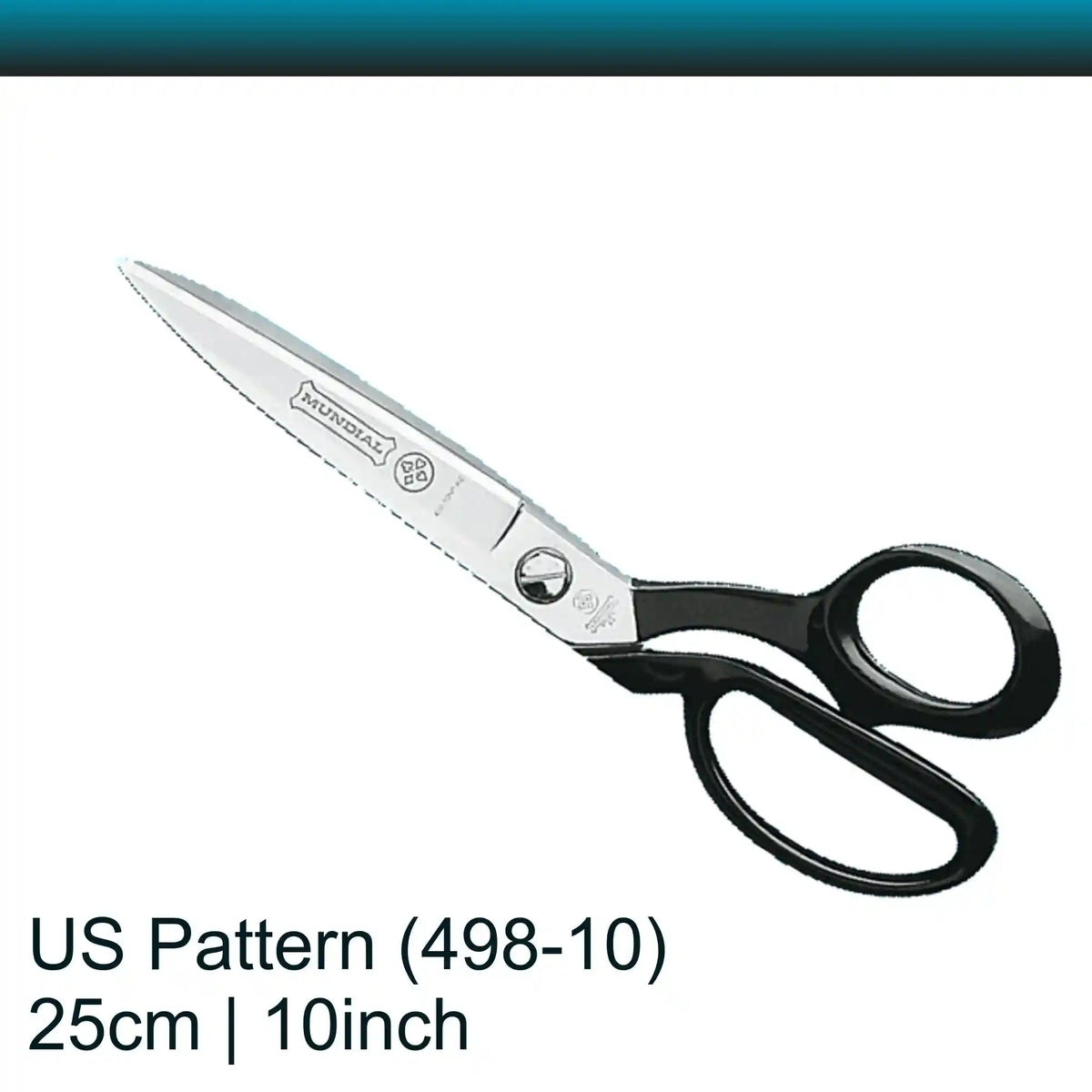 Mundial 10 inch Tapered Tailor Scissors 2498 (25 cm)