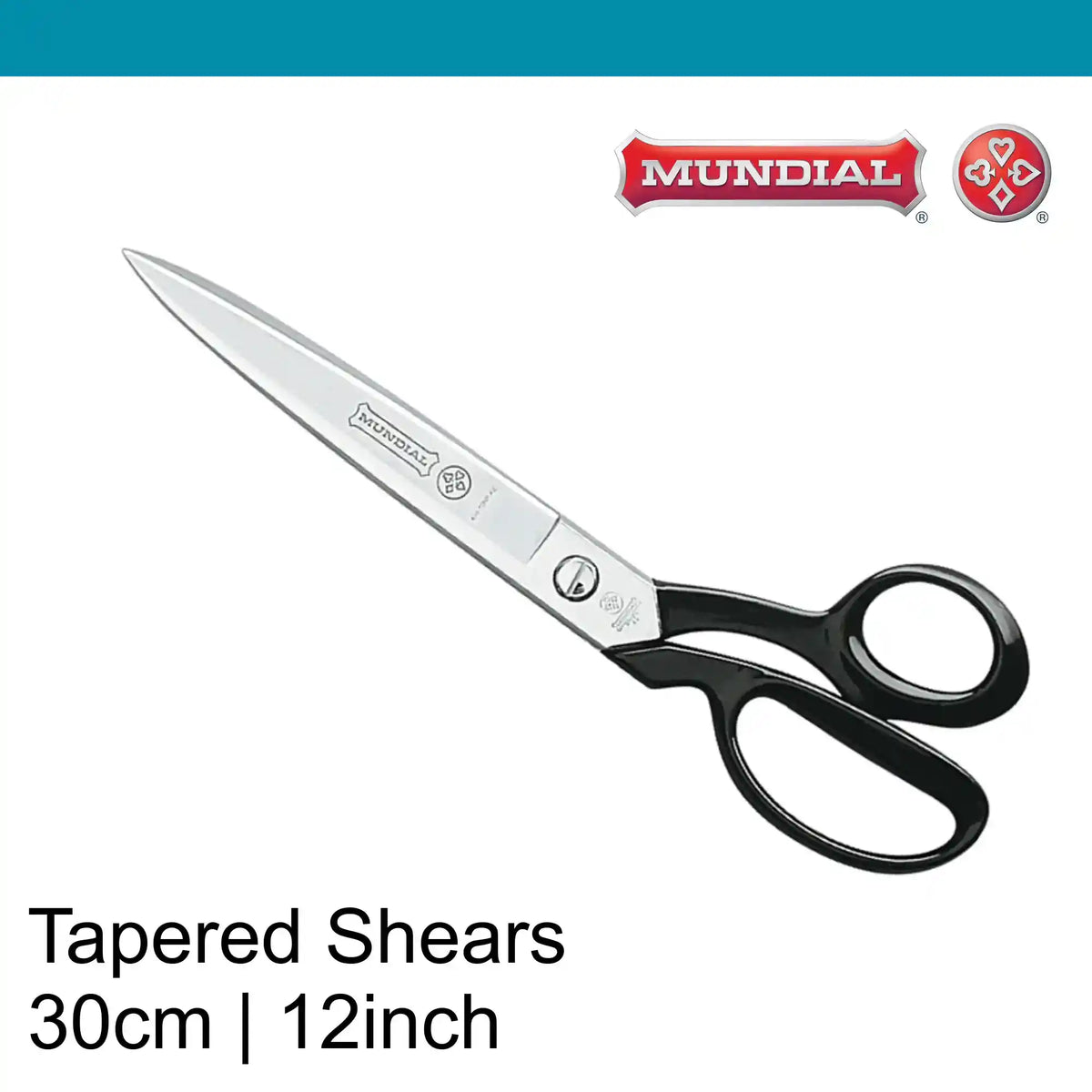 Mundial 12 inch Tapered Tailor Scissors 2498 (30 cm)