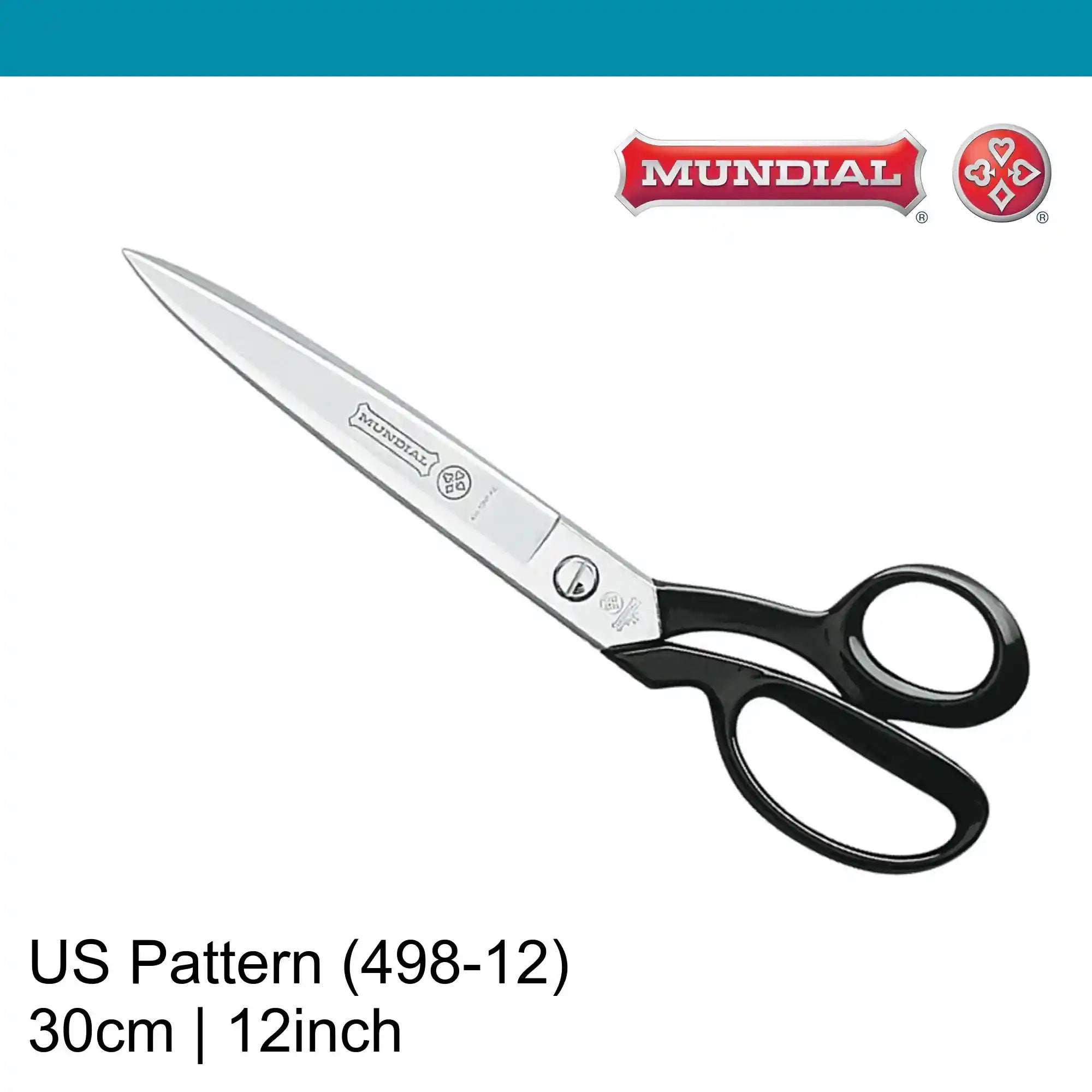 Mundial 12 inch Tapered Tailor Scissors 2498 (30 cm)