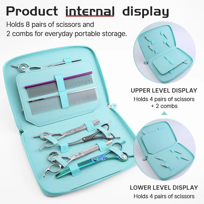 Sturdy 8pc Scissor Case