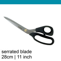 Sterling 11 inch Serrated Tailor Shears Black Panther