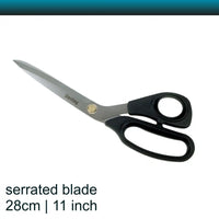 Sterling 11 inch Serrated Tailor Shears Black Panther