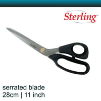 Sterling 11 inch Serrated Tailor Shears Black Panther
