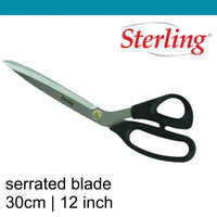 Sterling 12 inch Serrated Tailor Shears Black Panther