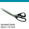 Sterling 12 inch Serrated Tailor Shears Black Panther