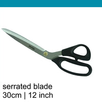 Sterling 12 inch Serrated Tailor Shears Black Panther