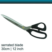 Sterling 12 inch Serrated Tailor Shears Black Panther