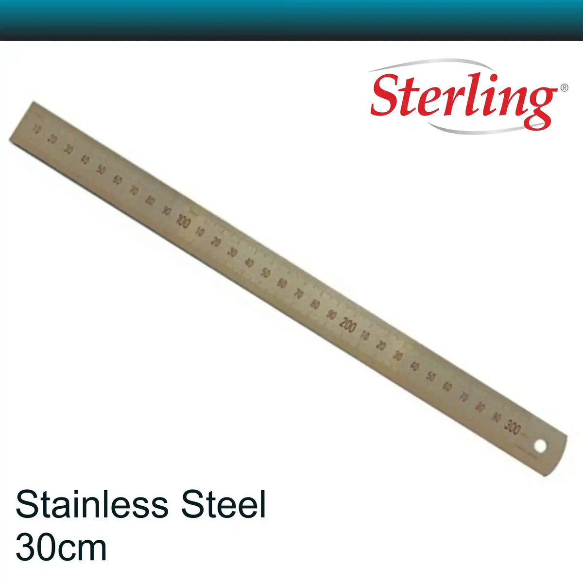 Sterling Ruler Stainless Steel 300mm / 12 inch