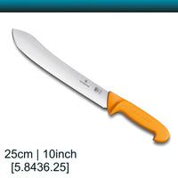 Swibo Butchers Knife -wide tip stiff blade 25cm