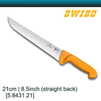 Swibo Butchers Straight back knife 21cm