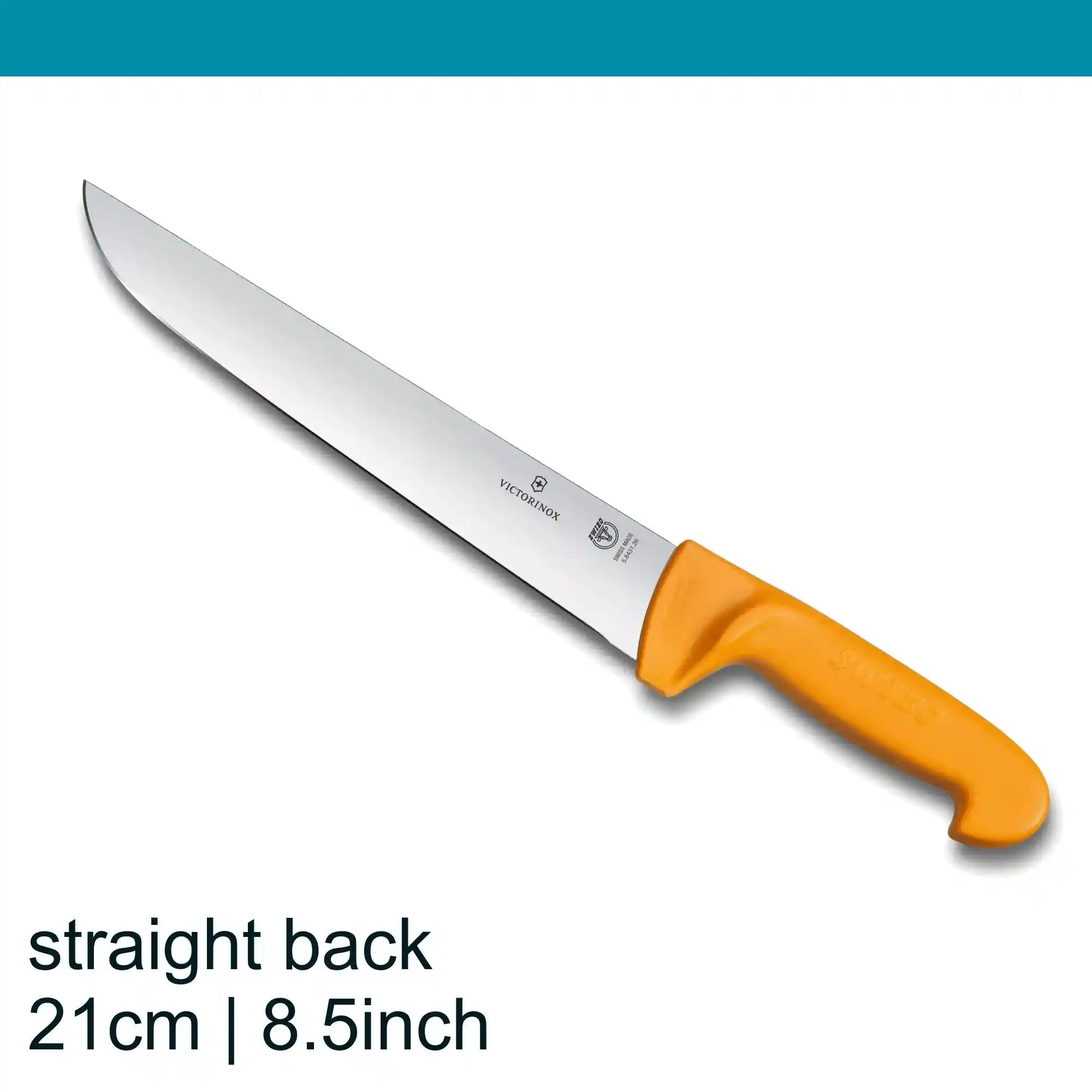 Swibo Butchers Straight back knife 21cm