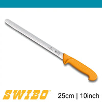 Swibo Salmon Fluted Knife, Round Tip 25 cm
