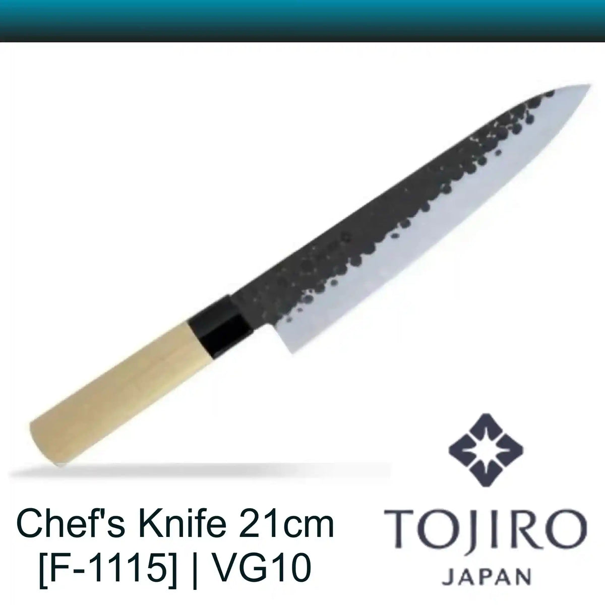 Tojiro Hammered Chefs Knife 21cm