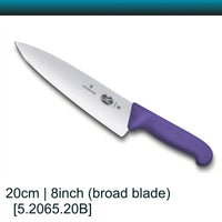 Victorinox Cooks -Carving Knife 20cm- broad blade - Purple