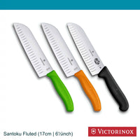 Victorinox Santoku Knife Fluted- 17cm