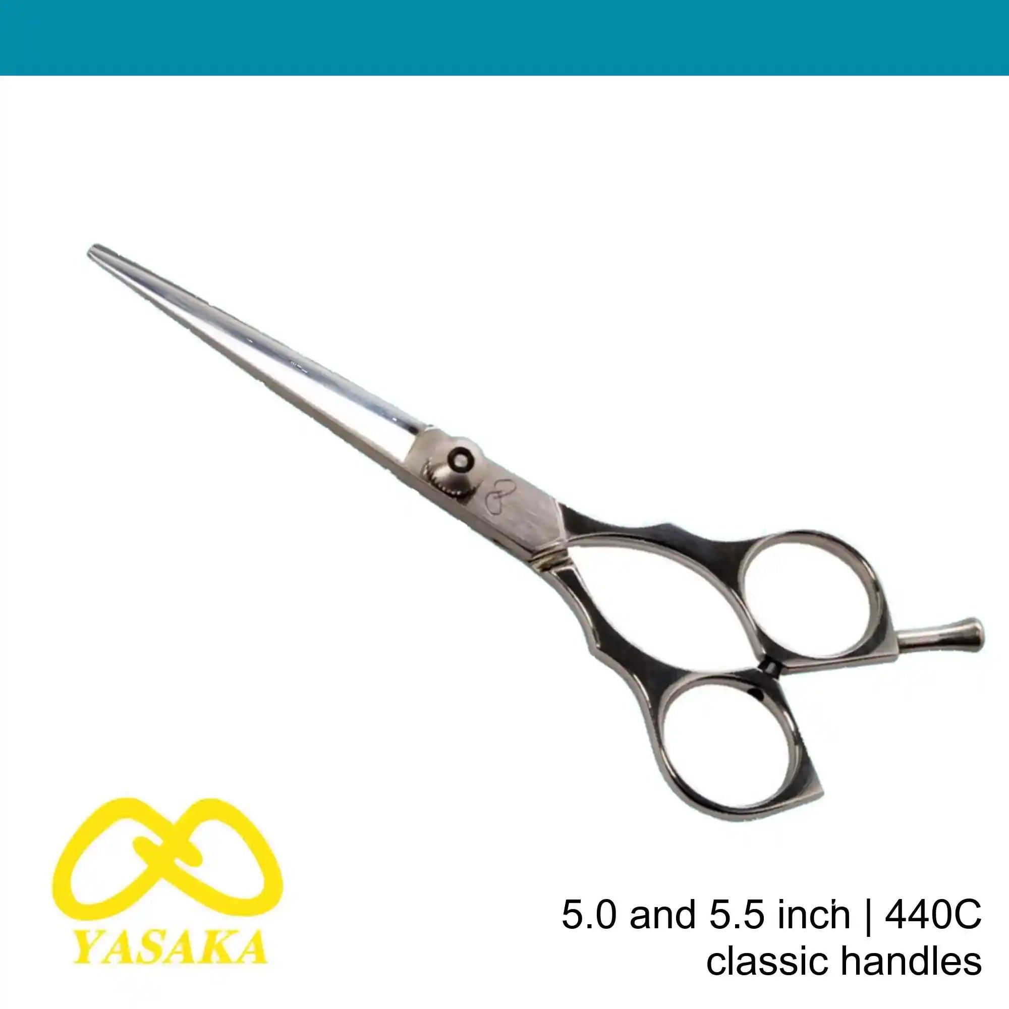 Yasaka Japanses 440C YA hairdressing scissors parallel handles