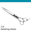 Yasaka Barbering Scissors 7 inch Offset Japanese ATS314