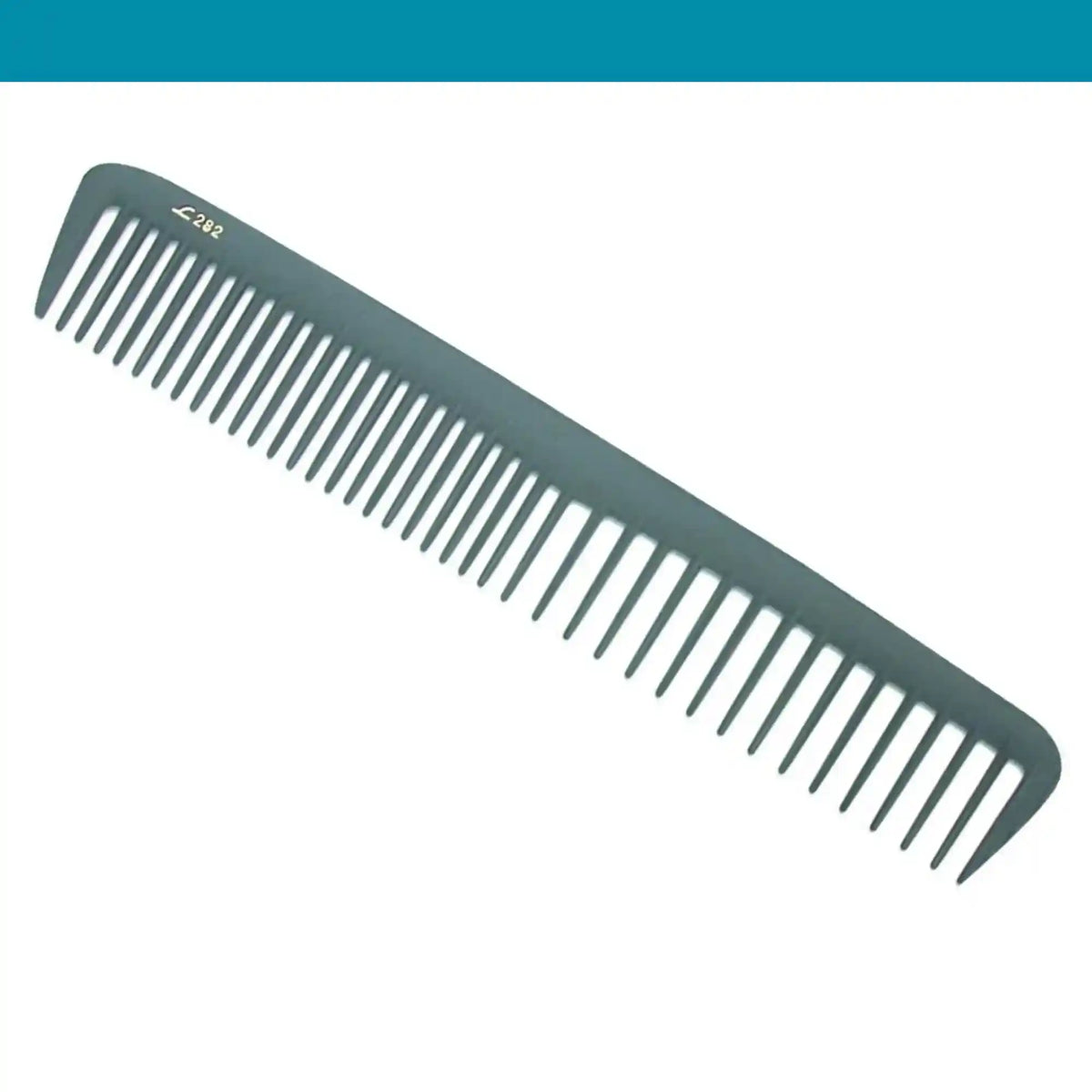 Leader Carbon #282 Wide Teeth Dressing Comb 7½"