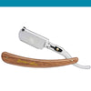 Barber Line Razor- Wood look plastic handle