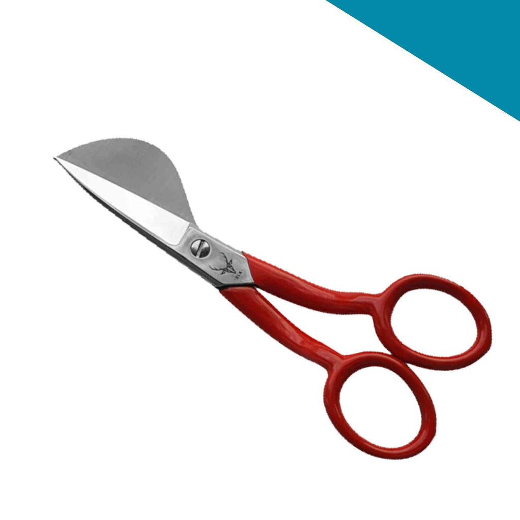 Elk Duckbill Napping Scissors with Cranked Handles 6inch