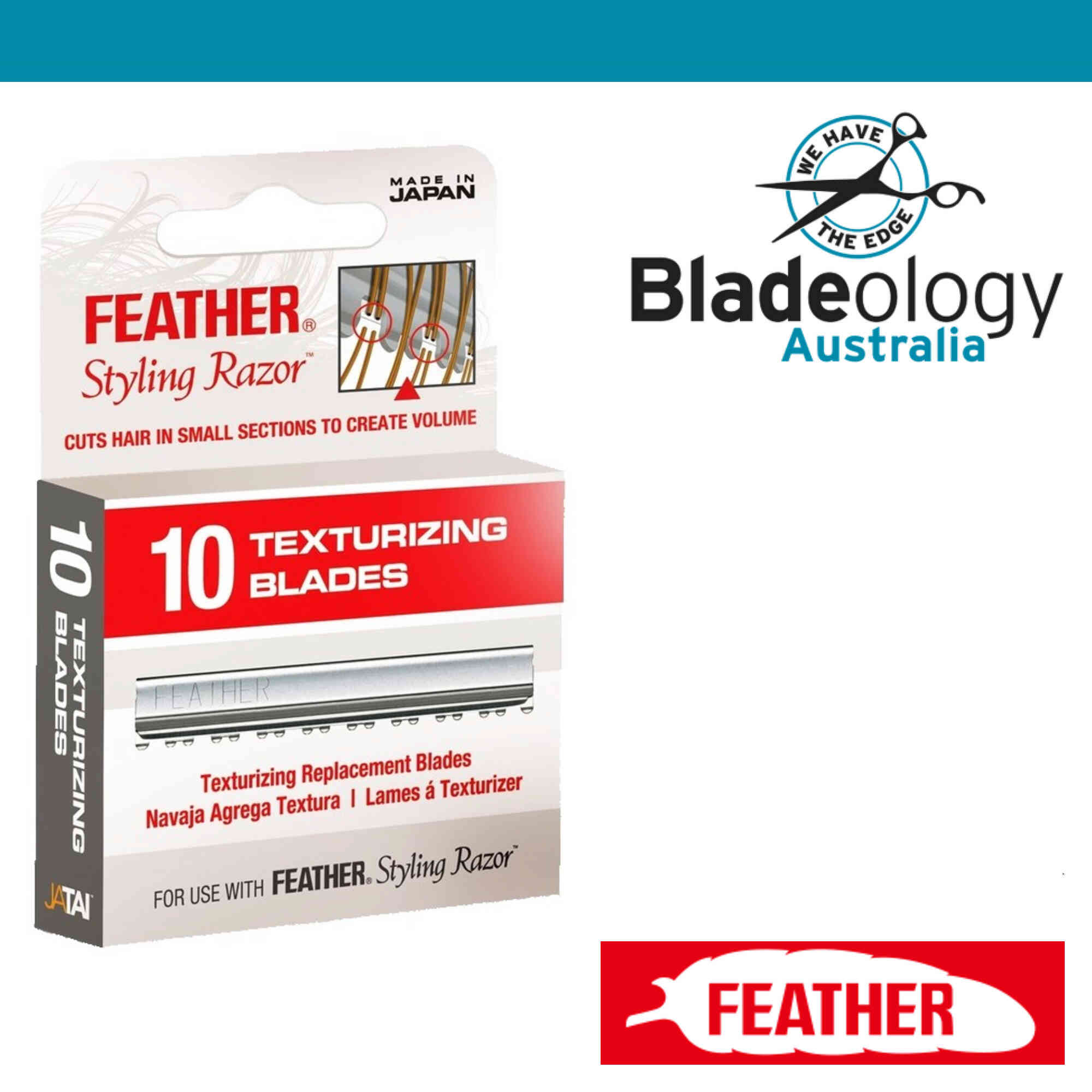 Feather Texturizing Blades (10pcs.)