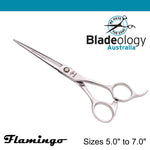 Flamingo Offset Hairdressing Scissors