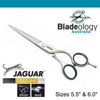 Jaguar Gold Goldwing Ergonomic Scissors