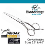 Jaguar Gold Xenox Ergo Curved Scissors
