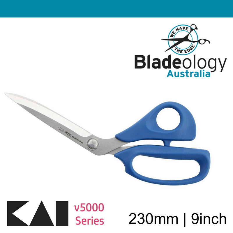 Kai 5230 9 inch BLUE Dressmaking scissors