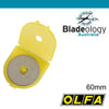 Olfa 60mm blades for Rotary Cutter large