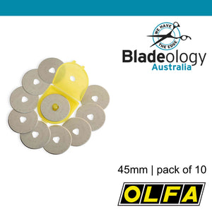 Olfa 45mm blades (10 pack)