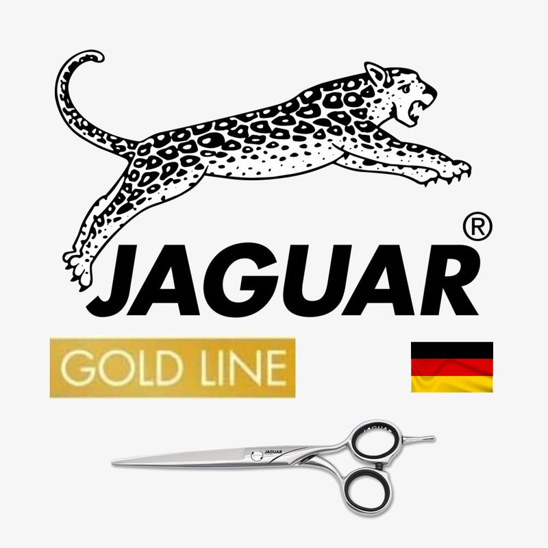 Jaguar Gold Diamond Ergonomic Scissors LEFT