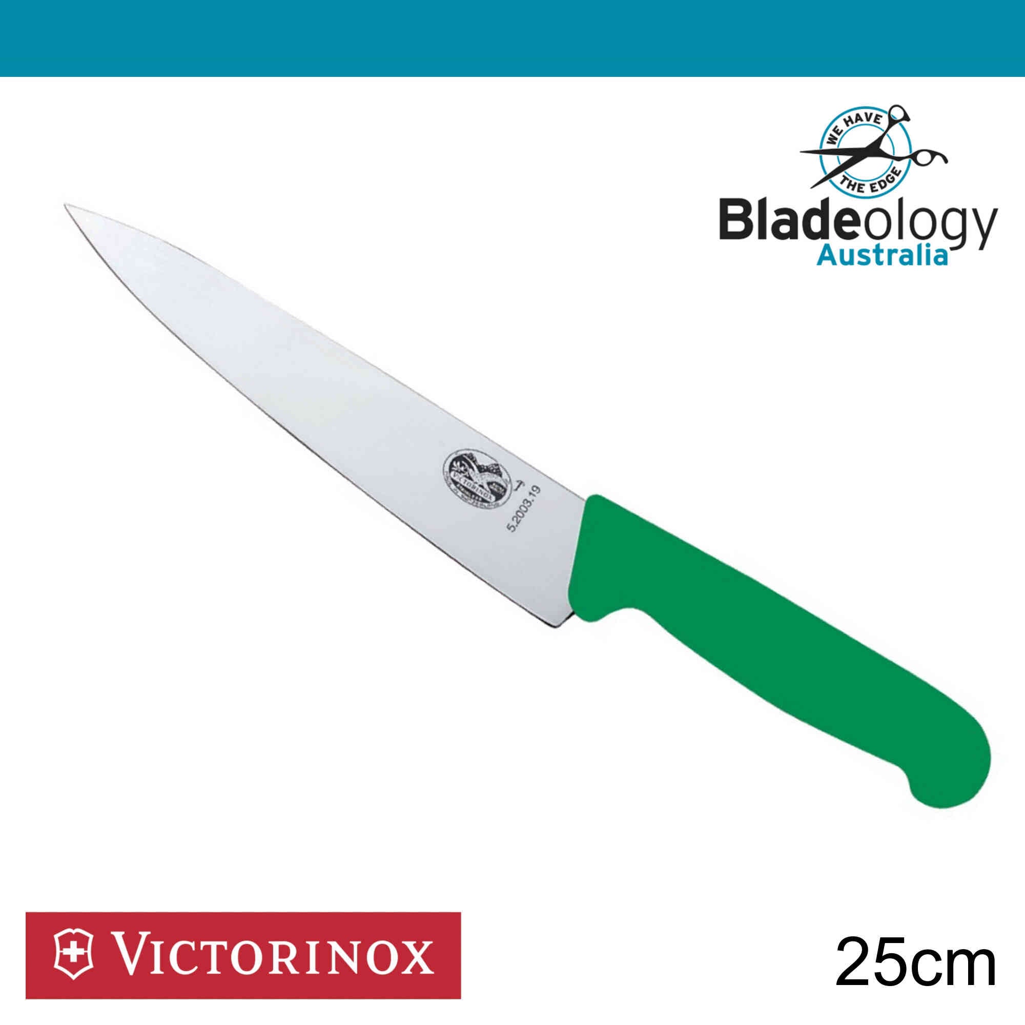 Victorinox Fibrox Carving Knife 25cm in Green