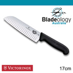 Victorinox Fibrox Santoku Knife- Fluted Edge 17cm